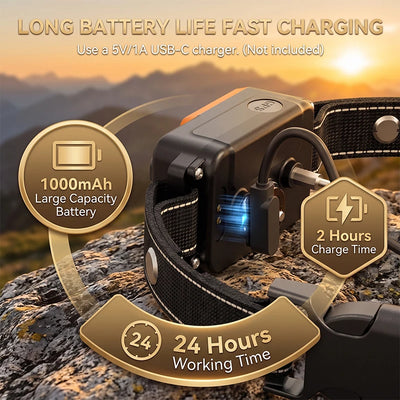 Clôture Électronique Sans Fil pour Chien GPS 2000 m Silicone