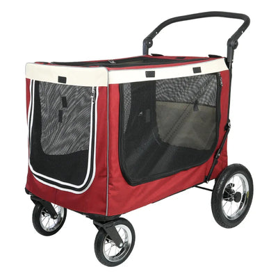 Poussette pour Chien Tout Terrain 4 Roues Caisson 73,5 cm