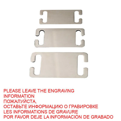Médaille Gravée Inox Anti-Perte pour Chien