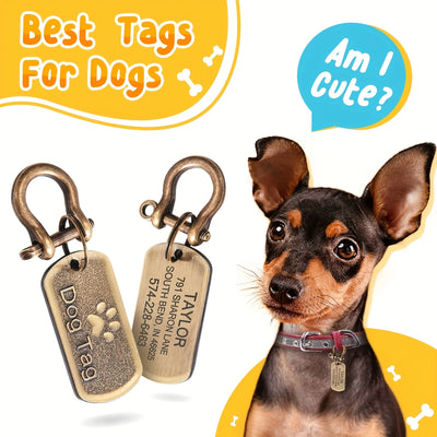 Médaille Gravée au Laser Robuste pour Chien