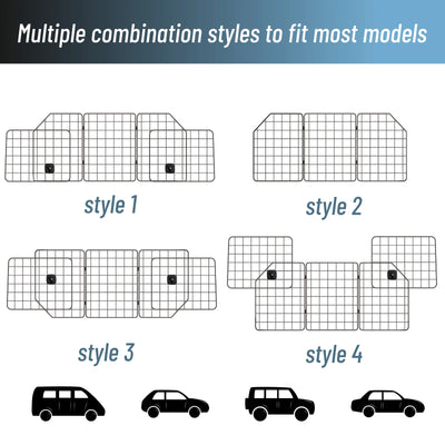 Grille de Séparation Voiture pour Chien, Réglable 91-154 cm