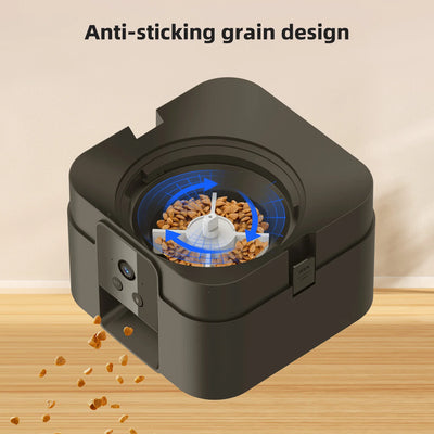Distributeur de Croquettes 2 L Caméra Petit Chien et Chat