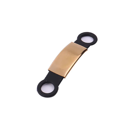 Médaille Gravée Silicone Acier Inoxydable Chien et Chat
