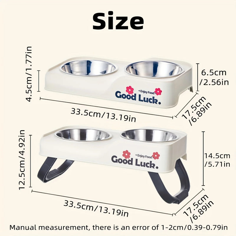 Gamelle Surélevée Double Inox Gros Chien