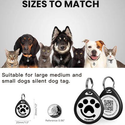 Médaille QR Code Chien avec Profil en Ligne