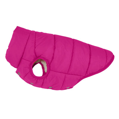 Manteau d'Hiver Matelassé Chien Doublure Sherpa