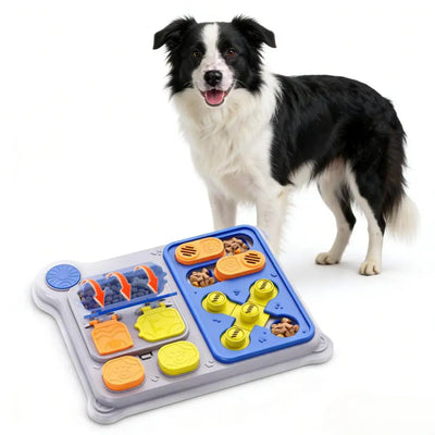 Jouet Puzzle Chien Niveau 2 Plateau Rectangulaire Friandises