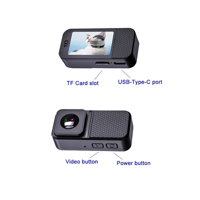 Caméra pour Chien Portable HD 1080P Sans WiFi