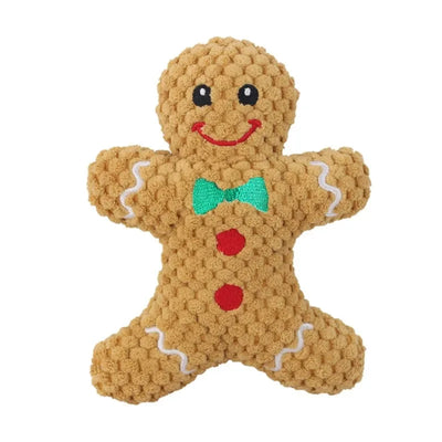 Peluche Donut de Noël Chien Mâcheur Lots de 3 et 5