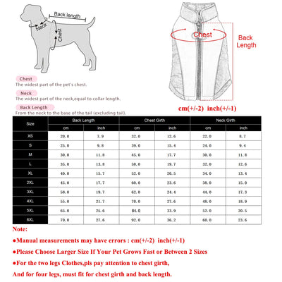 Manteau d'Hiver Chaud pour Chien Berger Allemand