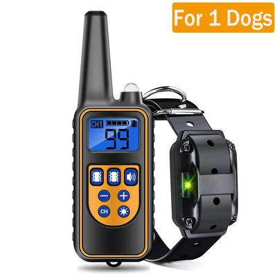 Collier Anti-Aboiement Électrique Gros Chien Télécommande