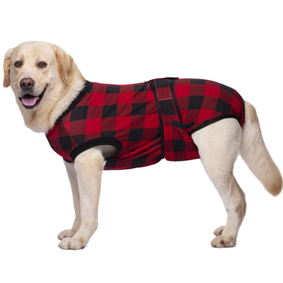 Body Post-Opératoire Chien Coton Imprimé Alternative Collerette