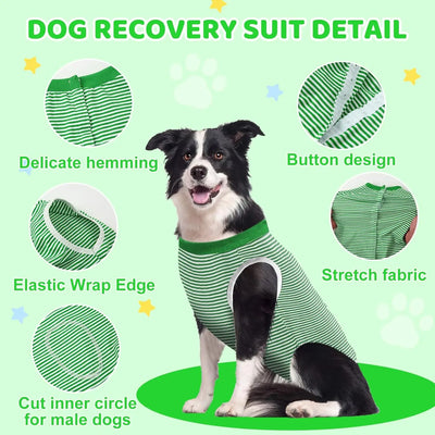 Body Post-Opératoire Chien Alternative Collerette Grande Taille