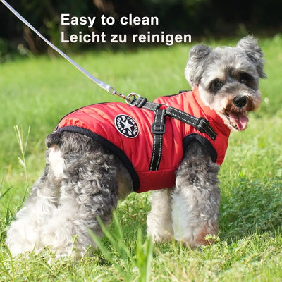 Manteau Polaire Hiver Harnais Intégré Chien