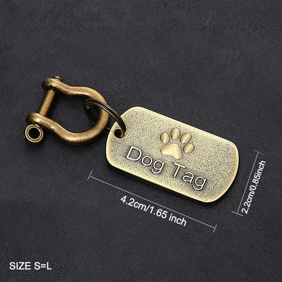 Médaille Adresse Personnalisée Gravée pour Chien