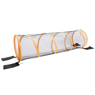 Tunnel d'Agility Pliable pour Chien 180 et 300 cm