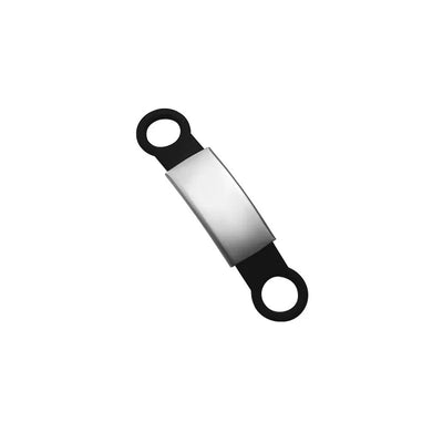 Médaille Gravée Silicone Acier Inoxydable Chien et Chat