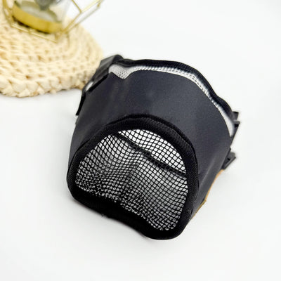 Muselière Chien Tissu Embout Filet Border Collie