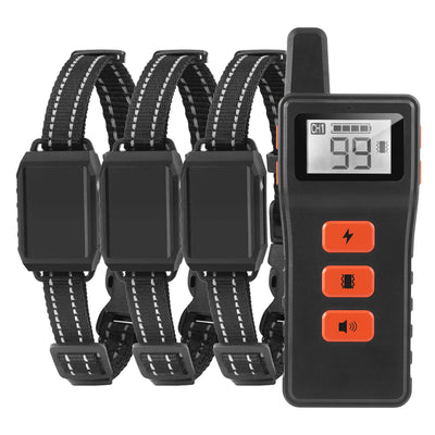 Collier Électrique de Dressage 500 m 1 à 3 Chiens