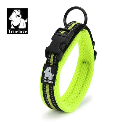 Collier Maille Nylon Réfléchissant Gros Chien