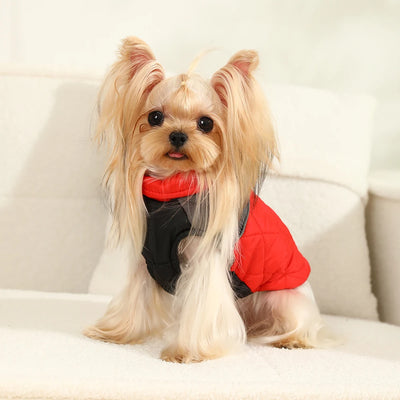 Manteau Matelassé Zippé Réfléchissant Grande Taille Chien