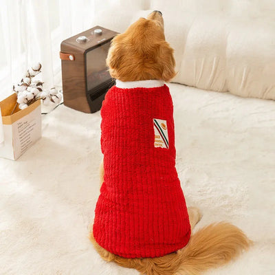 Manteau Sherpa Damier Grande Taille Gros Chien