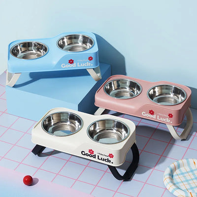 Gamelle Surélevée Double Inox Gros Chien