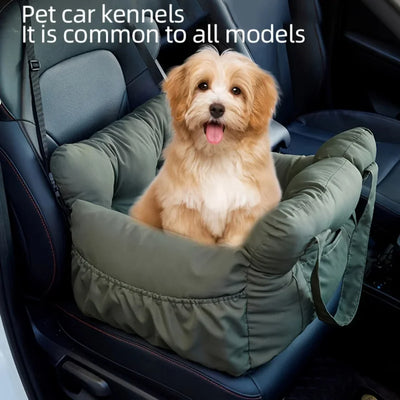 Siège Auto pour Chien Ceinture de Sécurité 70x60x33 cm