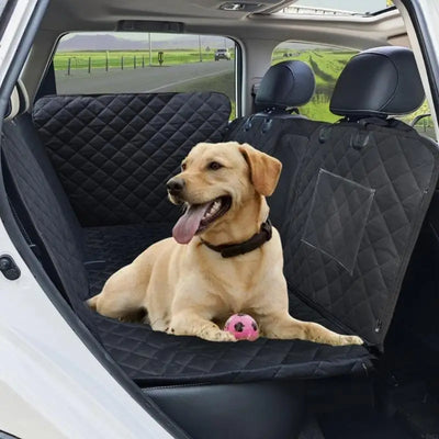 Hamac Voiture pour Chien Matelassé 4 en 1 Fenêtre en Maille