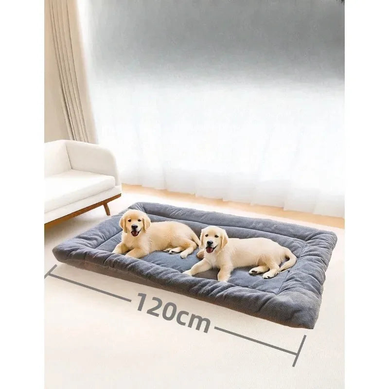 Coussin de Lit Polaire Épais pour Grand Chien