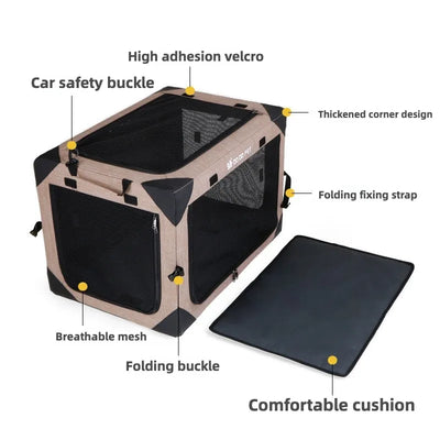 Caisse de Transport Chien Pliable Souple 51 à 96 cm