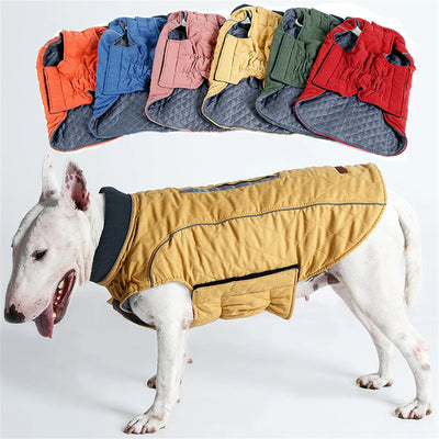 Manteau Hiver Réfléchissant Bull Terrier Six Coloris XS-3XL