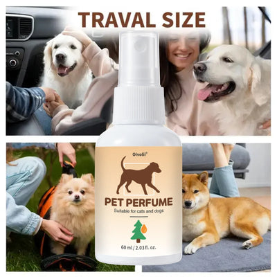 Parfum pour Chien Format Voyage 60 ml, Fruité et Floral