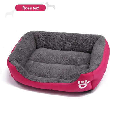 Panier Rectangulaire pour Chien Bords Rembourrés Lavable 6 Tailles