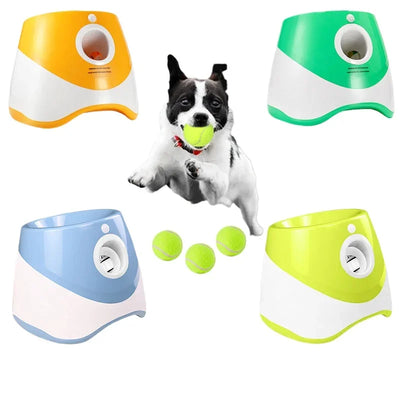Lanceur de Balle de Tennis Chien Capteur de Mouvement Rechargeable