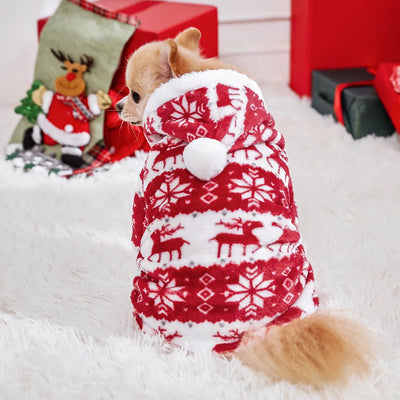 Pyjama Polaire Noël Renne Petit et Moyen Chien
