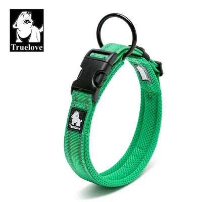 Collier Maille Nylon Réfléchissant Gros Chien