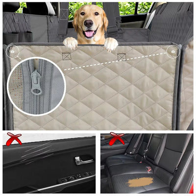 Hamac Voiture pour Chien avec Poche de Rangement Antirayures