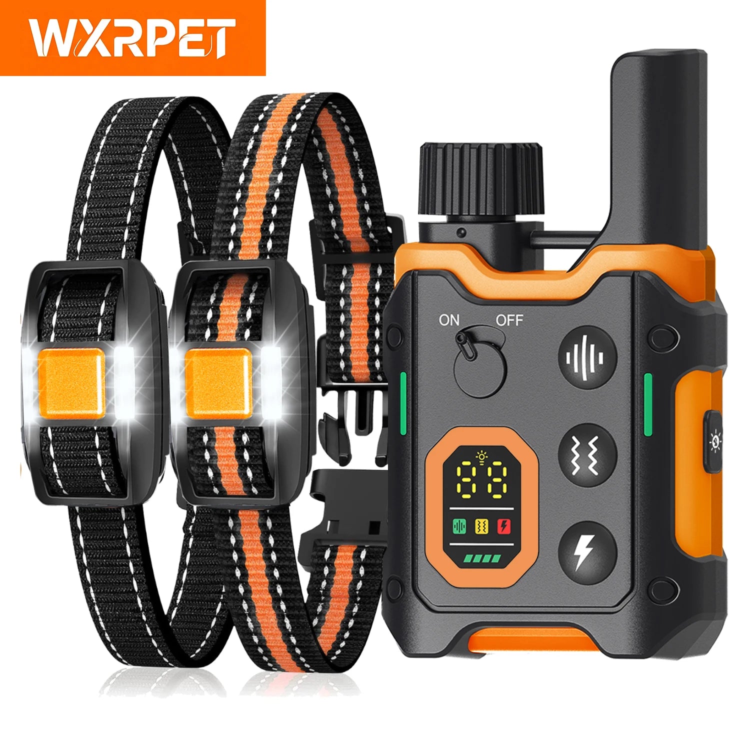 Collier Dressage 1640ft Étanche Choc Vibration Gros Chien