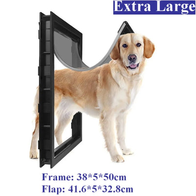 Porte pour Chien Grande Taille PVC 38 x 50 cm Isolée