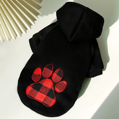 Manteau Réversible à Carreaux Chien Grande Taille