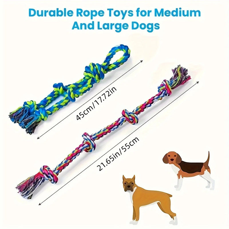 Jouet de Traction Corde à Nœuds 45 ou 55 cm pour Chien
