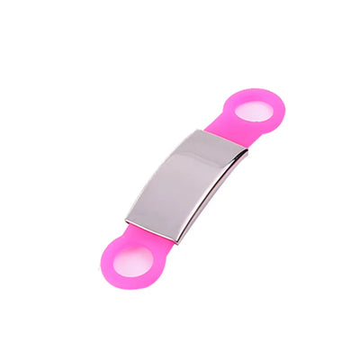 Médaille Gravée Silicone Acier Inoxydable Chien et Chat