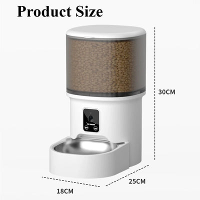 Distributeur Croquettes Chien Connecté 4 L Application Kit Fontaine