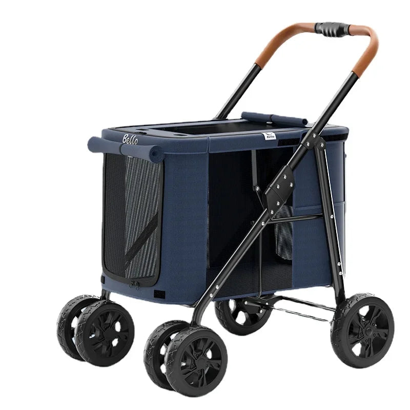 Chariot de Promenade Pliable Gros Chien 30 kg