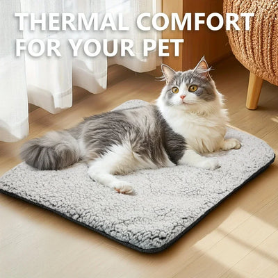 Tapis Chauffant Chien Auto-Chauffant Lavable Noyau Thermique