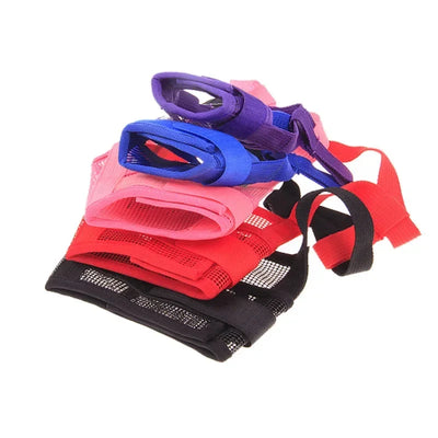 Muselière Chien Nylon Réglable Anti-Morsure Clip Rapide