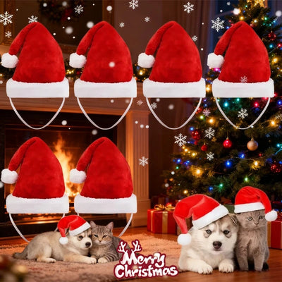 Chapeau de Père Noël Moelleux pour Chien