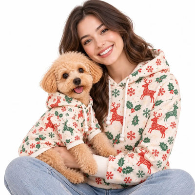 Sweat à Capuche Halloween Chien Assorti Maître