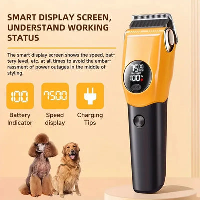 Tondeuse de Toilettage pour Chien Sans Fil 8 W